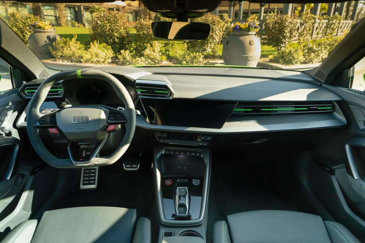 Audi RS3 Restyling 2025, dashboard — Priveo Cars, Europe
