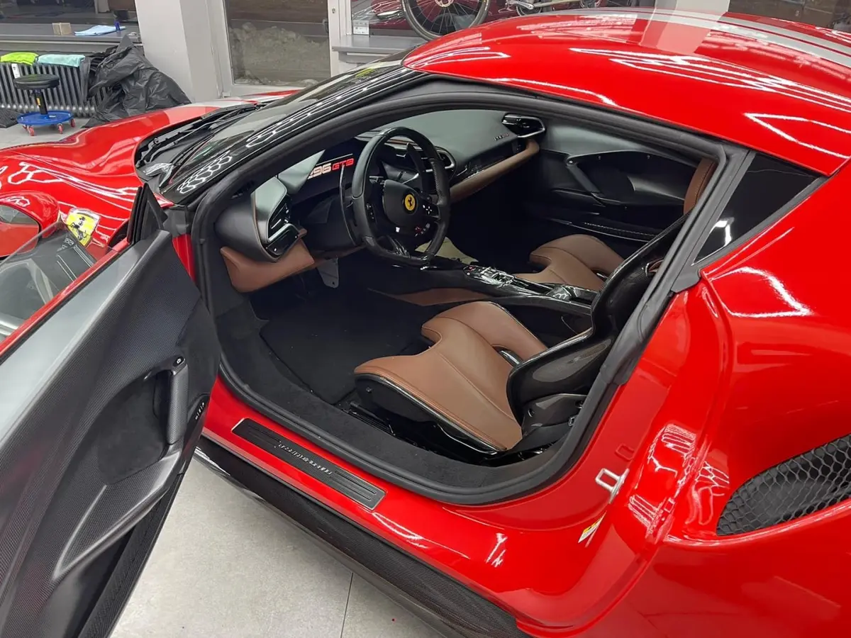Ferrari 296 GTB 2023, front view — Priveo Cars, Europe