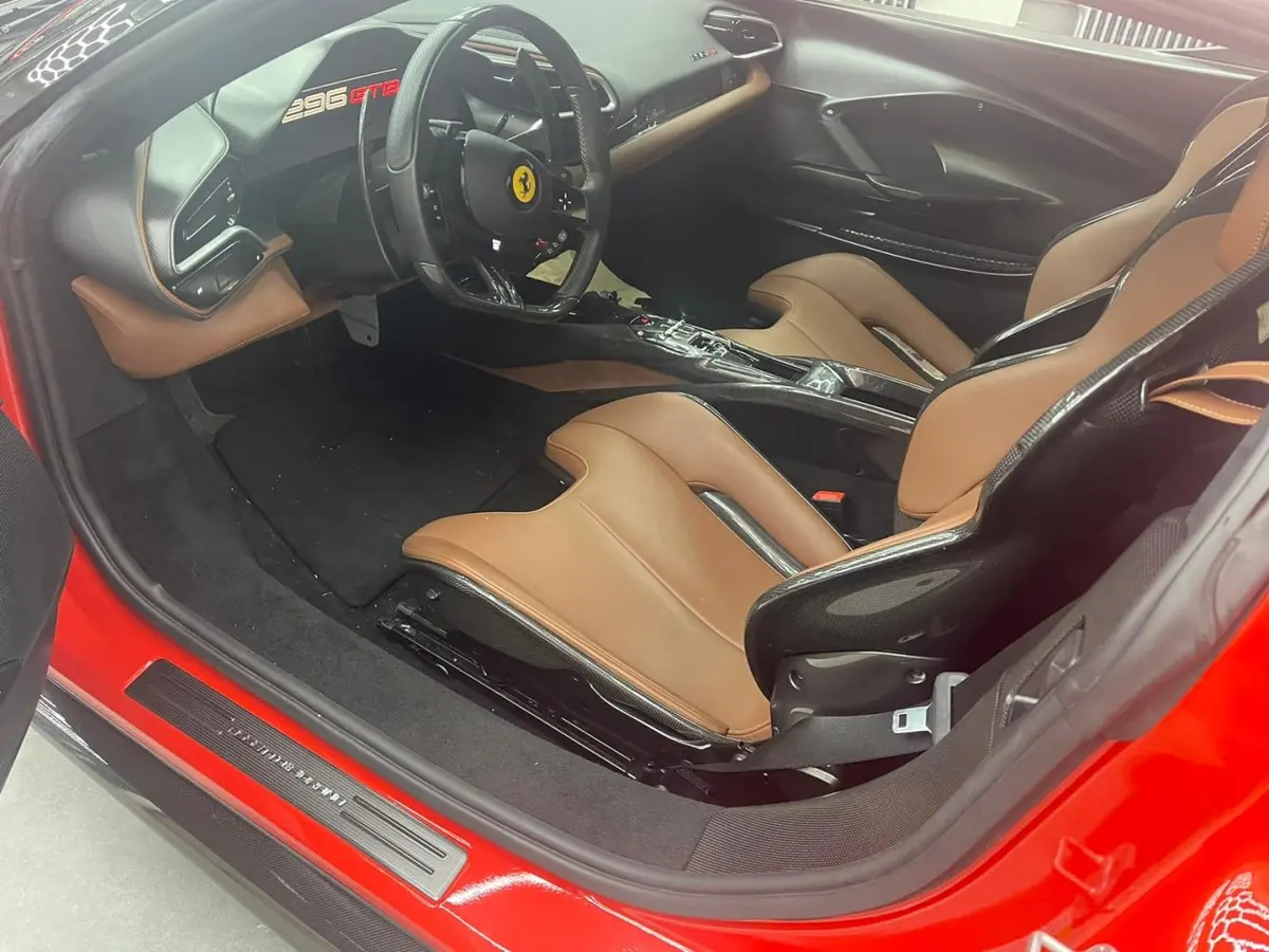Ferrari 296 GTB 2023, dashboard — Priveo Cars, Europe