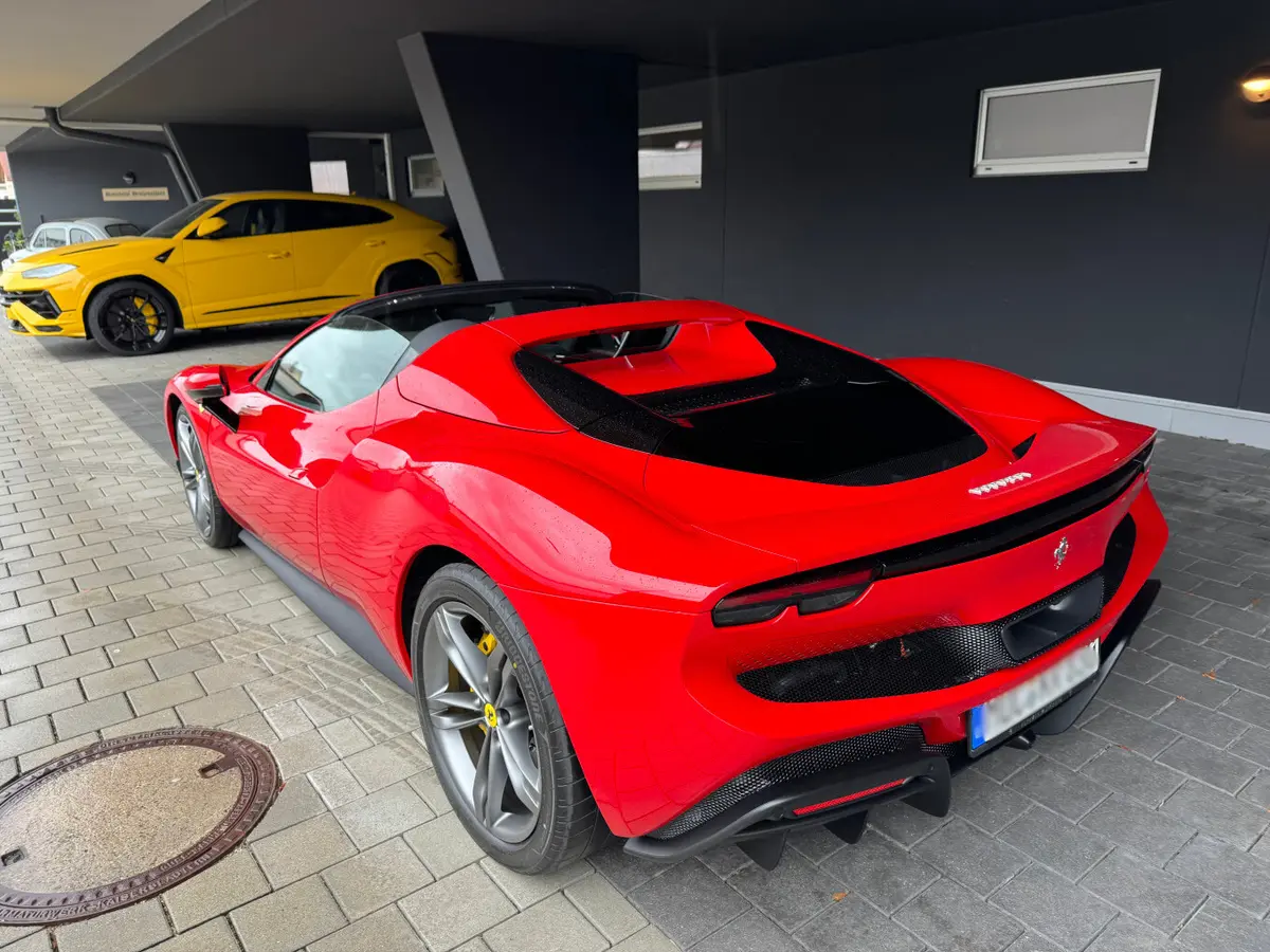 Ferrari 296 GTS Spider 2024, front view — Priveo Cars, Europe