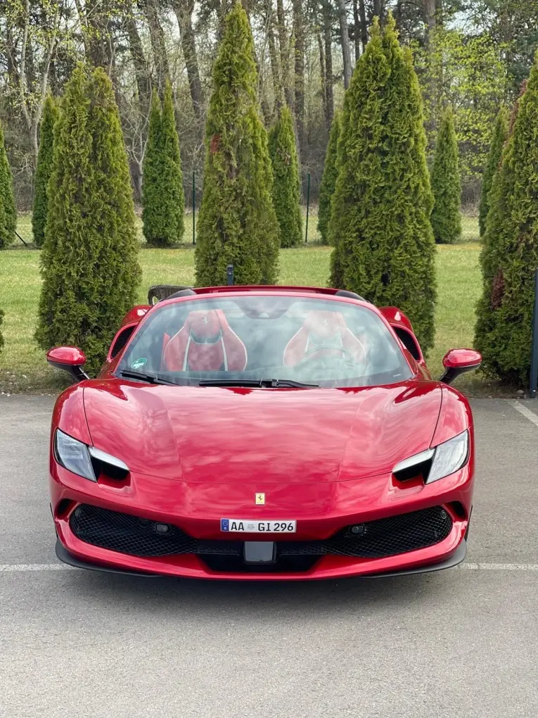 Ferrari 296 GTS Spider 2025, front view — Priveo Cars, Europe