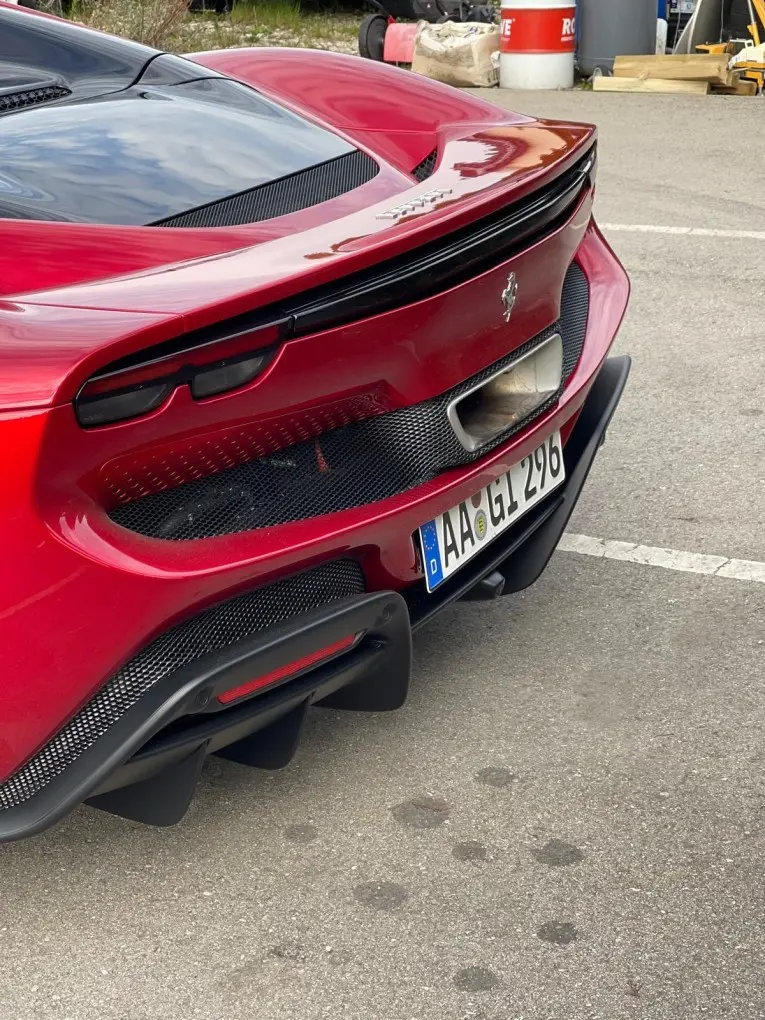 Ferrari 296 GTS Spider 2025, rear view — Priveo Cars, Europe