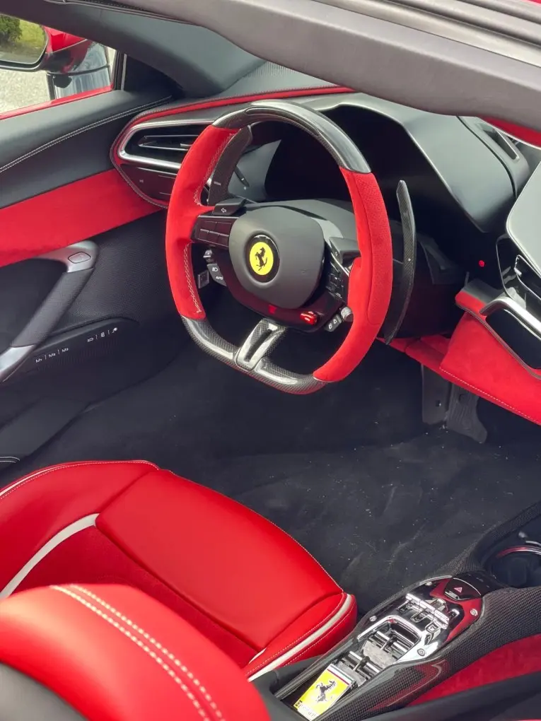 Ferrari 296 GTS Spider 2025, interior — Priveo Cars, Europe