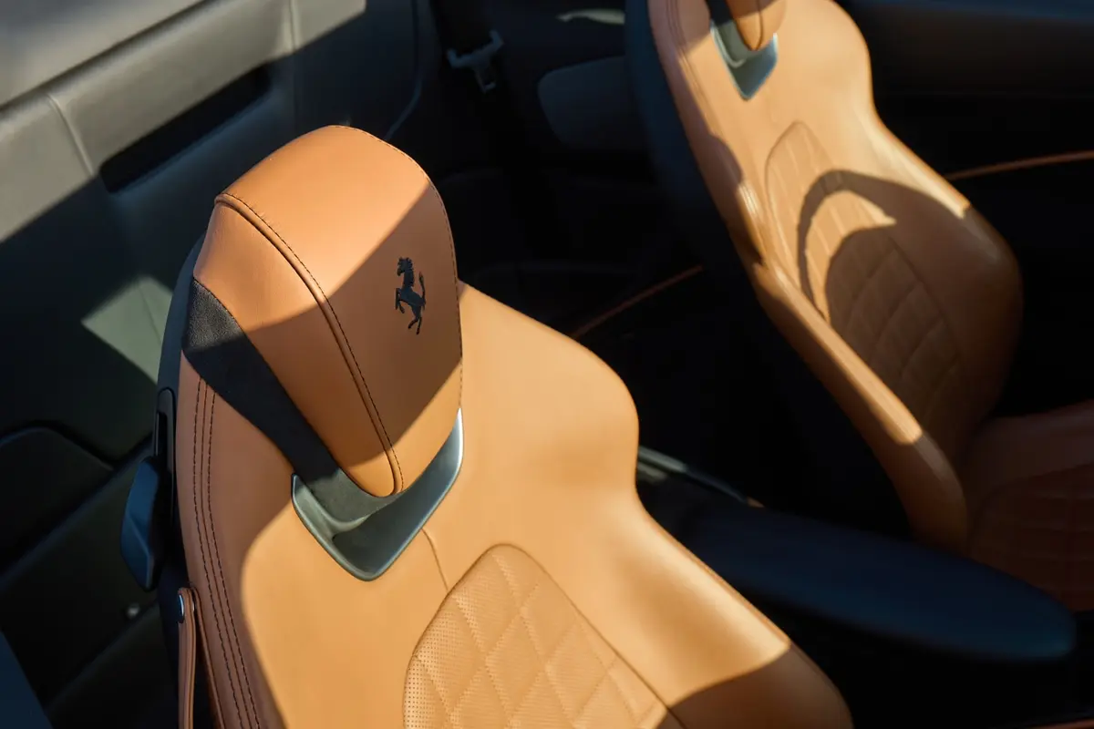 Ferrari Roma Spider 2024, interior — Priveo Cars, Europe