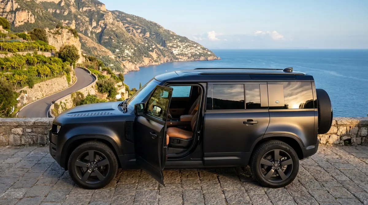 Land Rover Defender 2024, interior — Priveo Cars, Europe