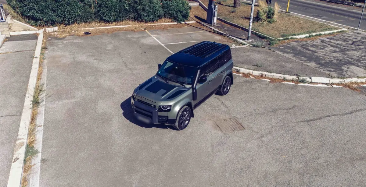 Land Rover Defender X-Dynamic 7 seater 2024, rear view — Priveo Cars, Europe