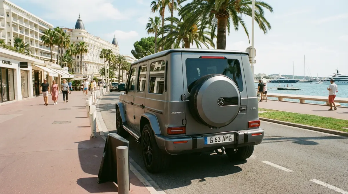 Mercedes Benz G63 2023, front view — Priveo Cars, Europe