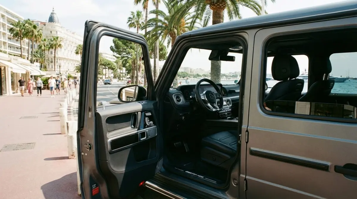 Mercedes Benz G63 2023, dashboard — Priveo Cars, Europe