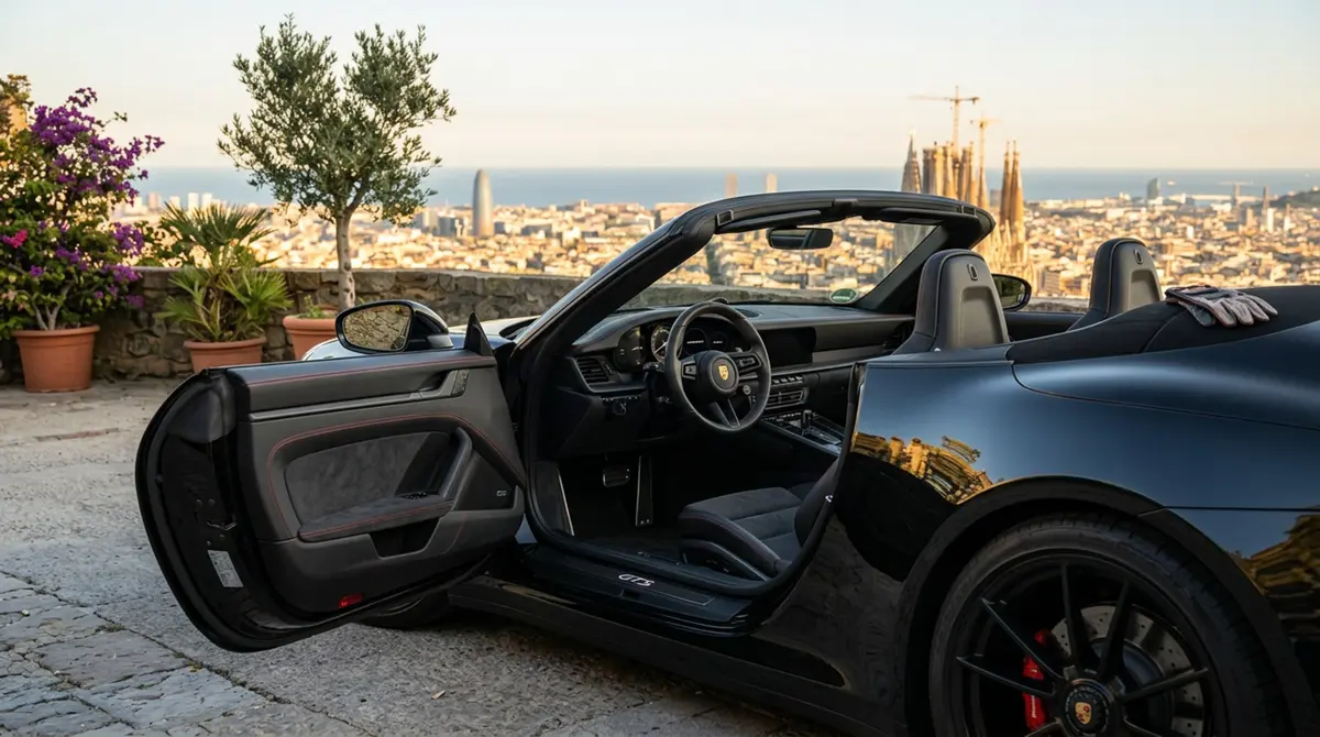 Porsche 992.2 Carrera 4 GTS Cabrio 2025, interior — Priveo Cars, Europe