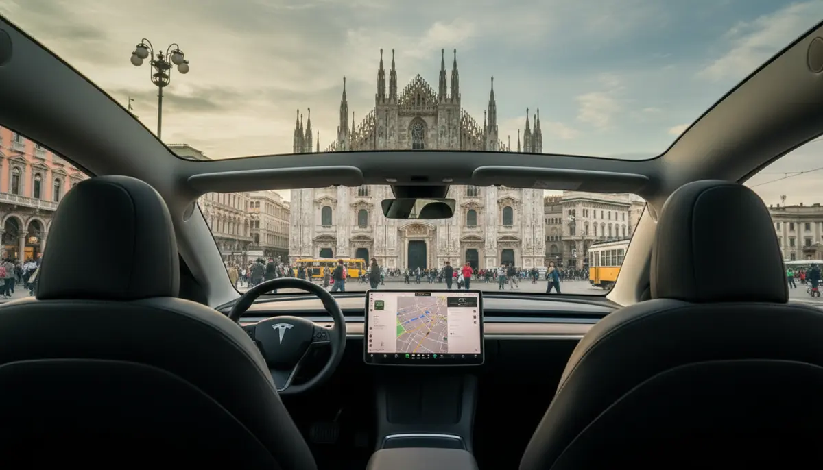 Tesla Model Y Long Range 2023, dashboard — Priveo Cars, Europe